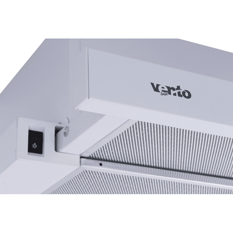 Телескопічна витяжка GARDA 60 WH (700) SLIM VENTOLUX Телескопічна витяжка GARDA 60 WH (700) SLIM VENTOLUX