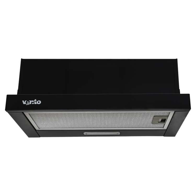 Телескопічна витяжка GARDA 50 BK (500) LED VENTOLUX