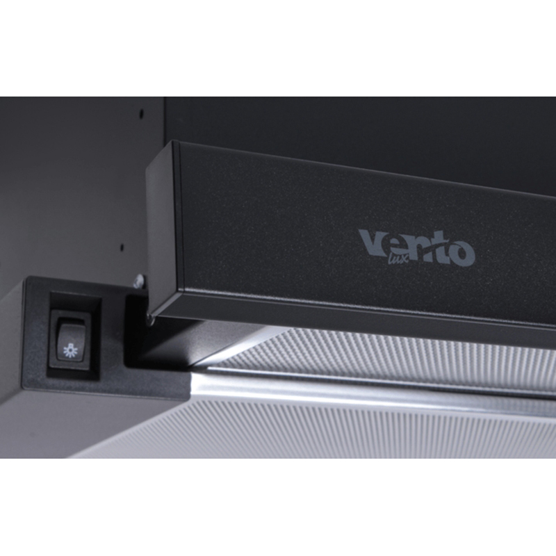 Телескопічна витяжка GARDA 50 BK (450) VENTOLUX Телескопічна витяжка GARDA 50 BK (450) VENTOLUX