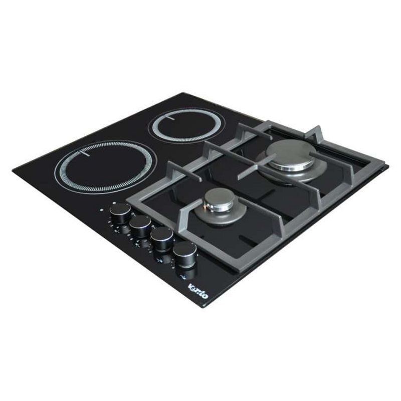 Комбінована варильна поверхня HG622 B9G CS (BK) VENTOLUX