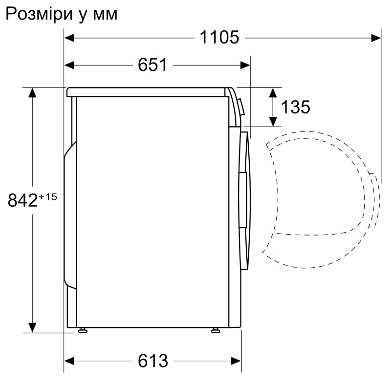 Сушильна машина WQB245B0UA Bosch