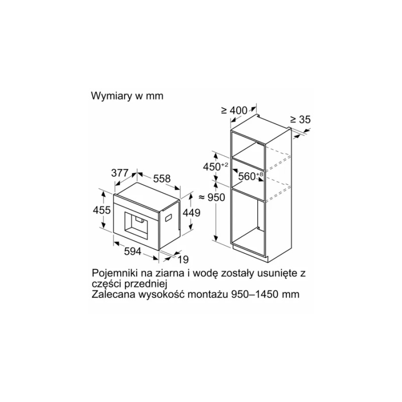 Вбудована кавоварка CTL7181W0 Bosch Вбудована кавоварка CTL7181W0 Bosch