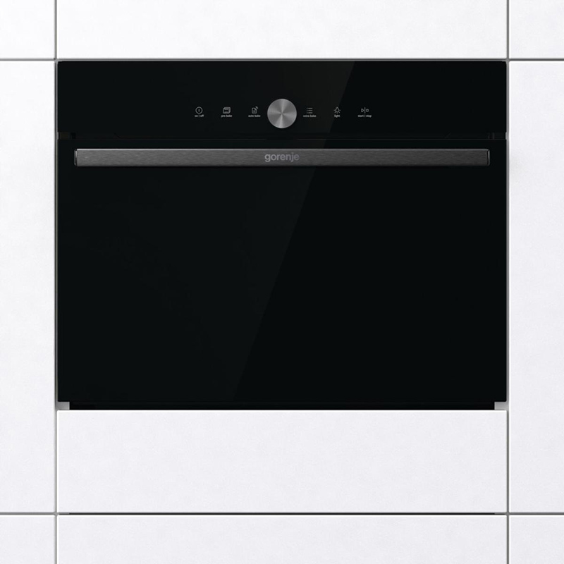 Духова шафа компактна BCM4547DG чорний Gorenje