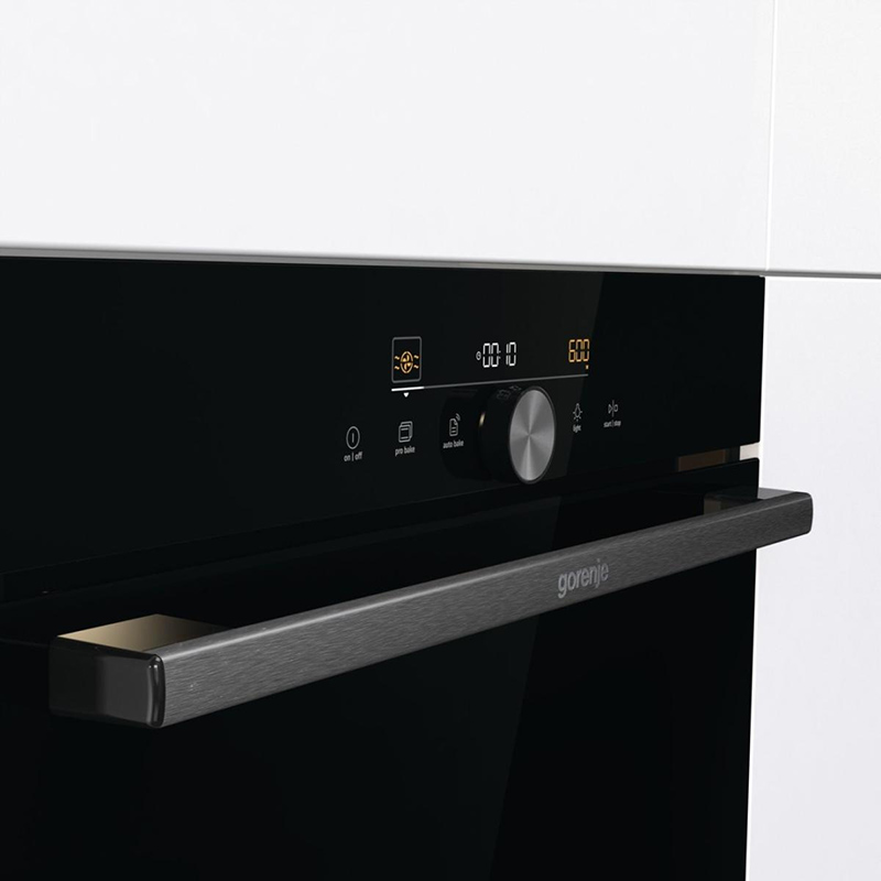 Духова шафа компактна BCM4547DG чорний Gorenje