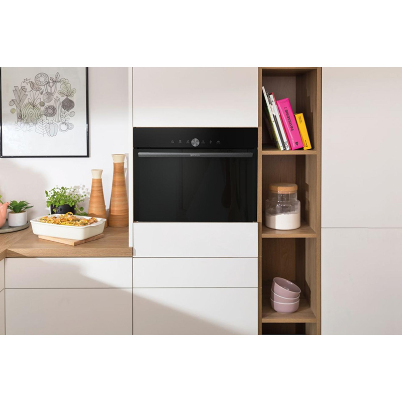 Духова шафа компактна BCM4547DG чорний Gorenje