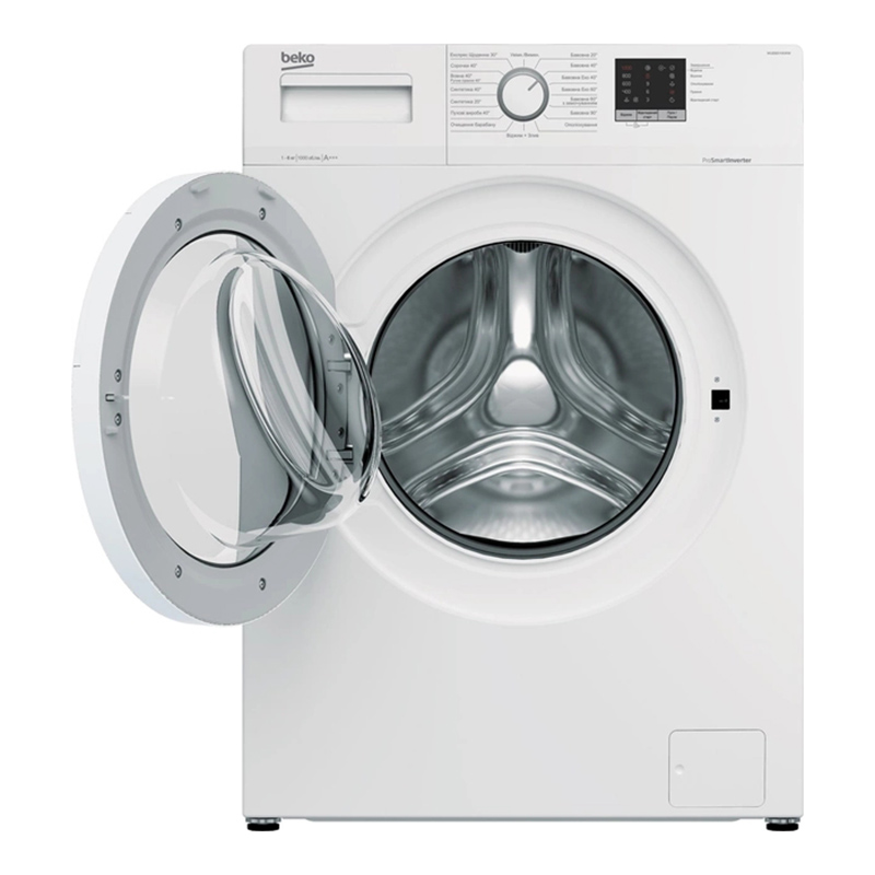 Пральна машина WUE6511IXWW білий Beko
