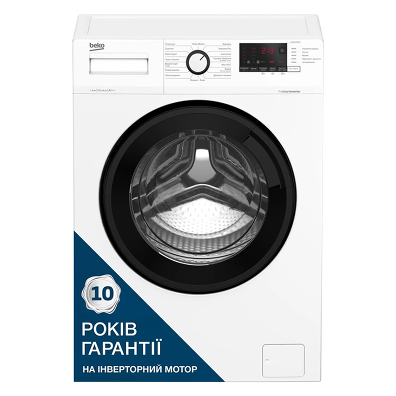 Пральна машина WUE6612IXBW білий Beko