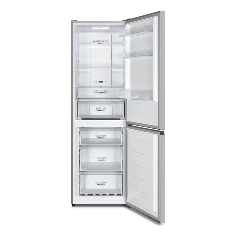 Холодильник комбінований NRK6192AS4 сірий Gorenje
