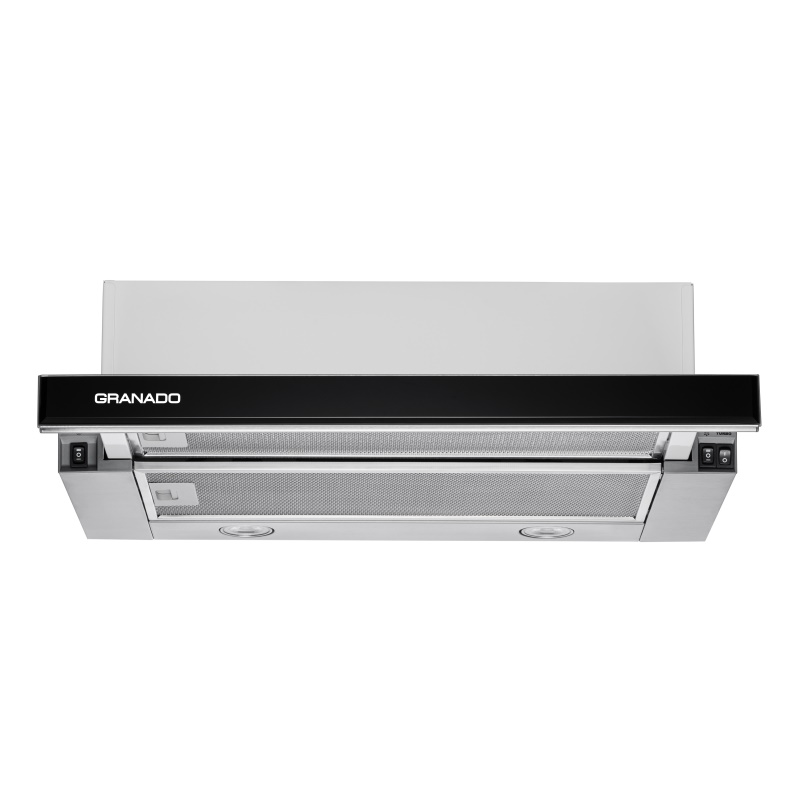Витяжка Telde 603-700 inox black glass GRANADO