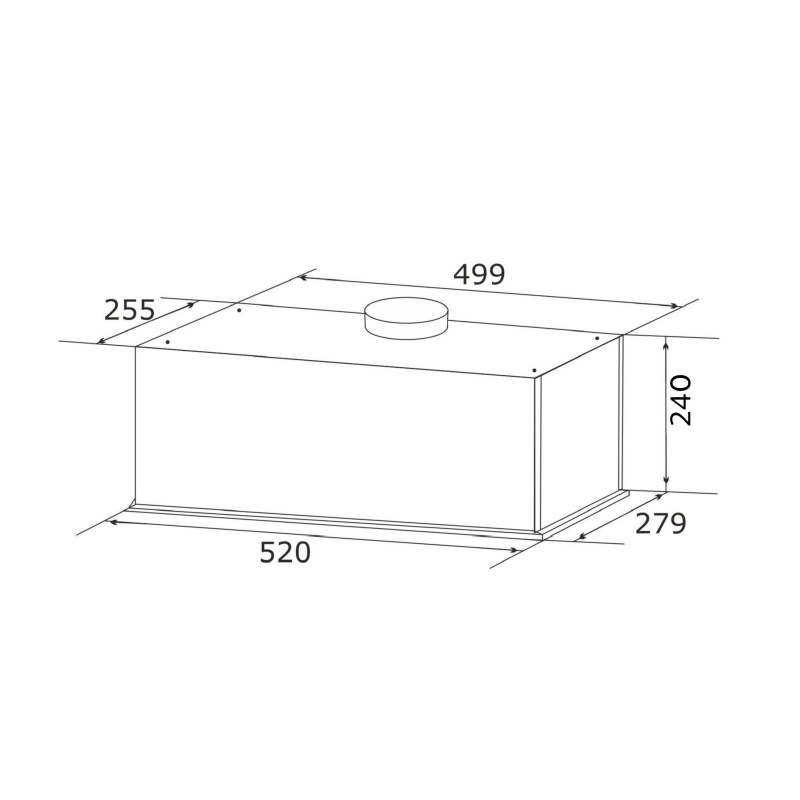 Витяжка Palamos 4613-700 white glass GRANADO