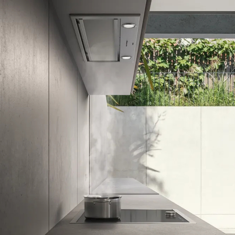 Витяжка вбудована AC200191 86см. нержавіюча сталь/скло GAGGENAU