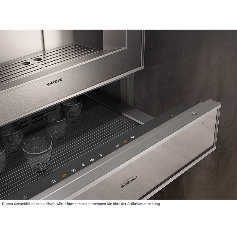 Шафа для підігріву посуду WS461112 права нержавіюча сталь за склом GAGGENAU Шафа для підігріву посуду WS461112 права нержавіюча сталь за склом GAGGENAU