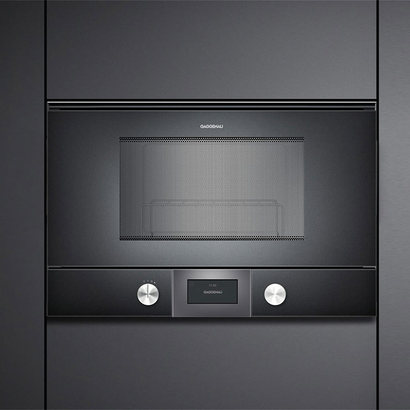 Вбудовувана мікрохвильова піч BMP225100 ліва антрацит GAGGENAU