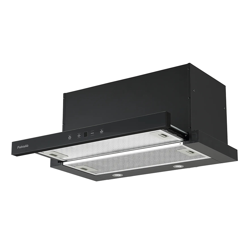 Витяжка телескопічна Smart 60 Lux Black Glass Fabiano Витяжка телескопічна Smart 60 Lux Black Glass Fabiano