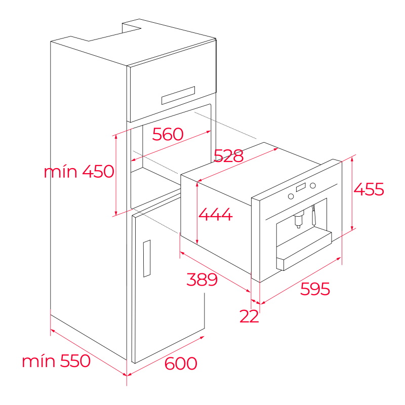 Вбудована кавомашина CLC 85 GM INFINITY Teka (111630007)
