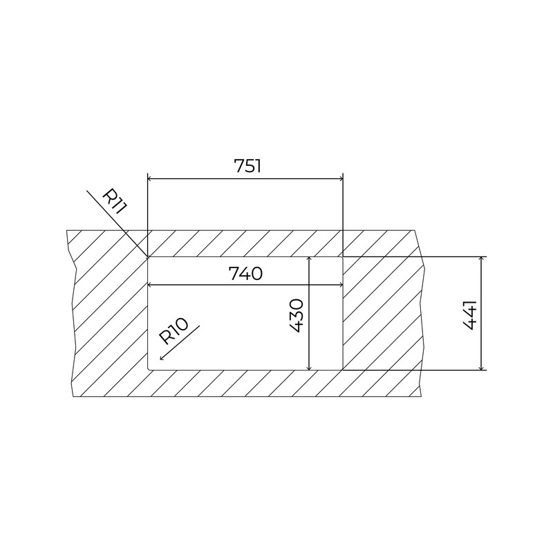 Мийка FLEXLINEA 71.40 Fortinox нерж. сталь матова Teka (115000063) Мийка FLEXLINEA 71.40 Fortinox нерж. сталь матова Teka (115000063)