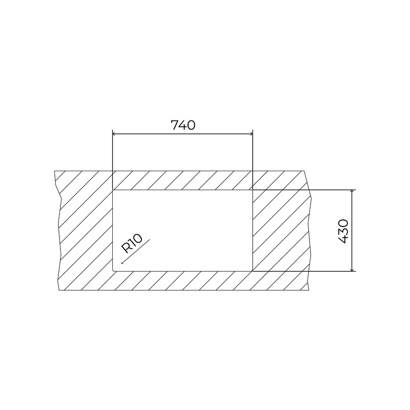 Мийка FLEXLINEA 71.40 Fortinox нерж. сталь матова Teka (115000063) Мийка FLEXLINEA 71.40 Fortinox нерж. сталь матова Teka (115000063)