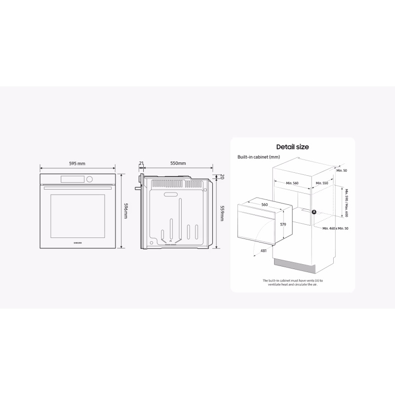 Духова шафа NV7B4445UAS/WT SAMSUNG Духова шафа NV7B4445UAS/WT SAMSUNG
