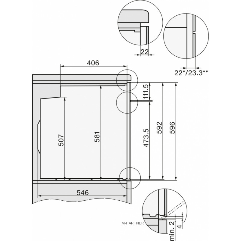 Вбудовувана духова шафа 60 см H 2465 BP OBSW/EDST-LOOK чорний обсидіан Miele Вбудовувана духова шафа 60 см H 2465 BP OBSW/EDST-LOOK чорний обсидіан Miele