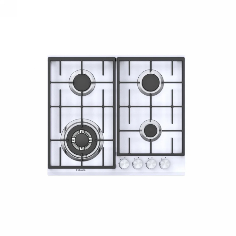 Газова варильна поверхня FHG 8244 VGHT White Glass Fabiano Газова варильна поверхня FHG 8244 VGHT White Glass Fabiano
