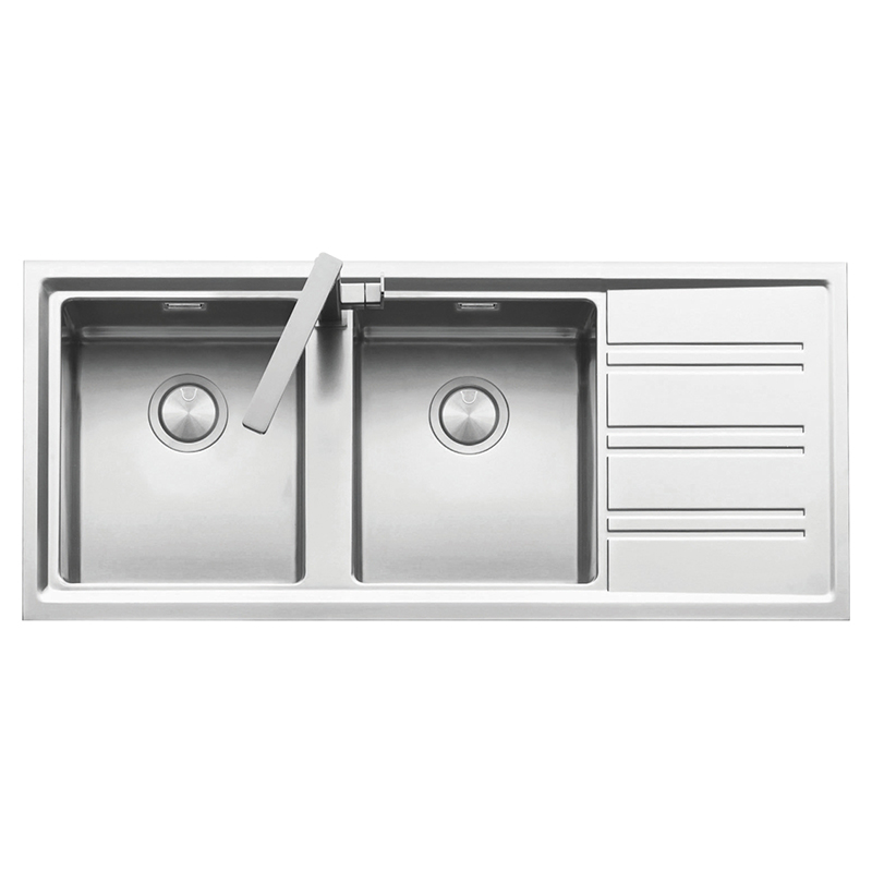 Мийка нерж. сталь EASY 116x50см 1LES12RD Barazza Мийка нерж. сталь EASY 116x50см 1LES12RD Barazza