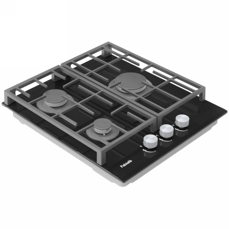 Газова поверхня FHG 8453 VGH Black Glass Fabiano Газова поверхня FHG 8453 VGH Black Glass Fabiano