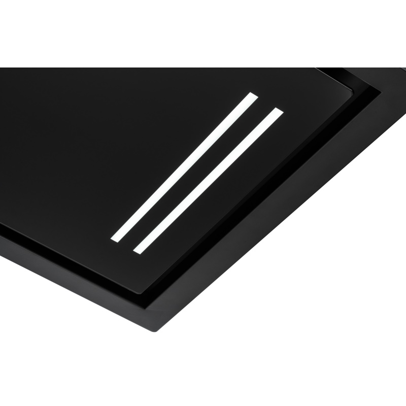 Витяжка кухонна Alia 2914-1800 black glass GRANADO