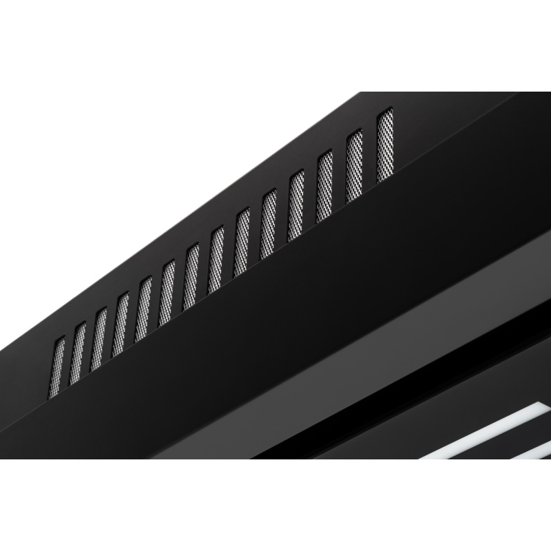 Витяжка кухонна Alia 2914-1800 black glass GRANADO