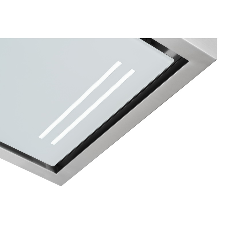 Витяжка кухонна Alia 2914-1800 inox white glass GRANADO