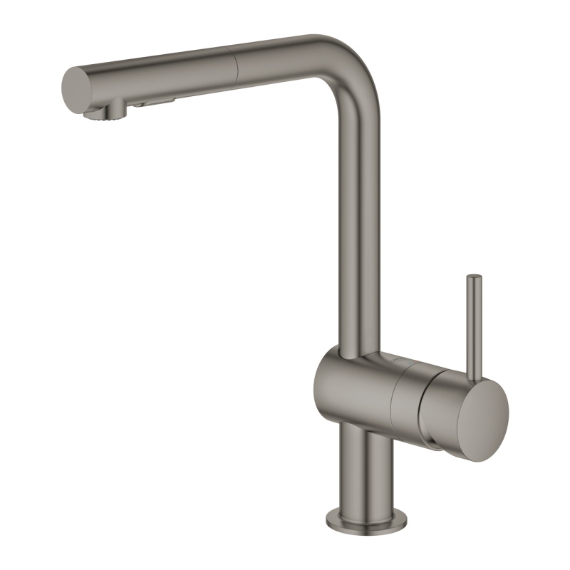 Змішувач Minta, матовий графіт Grohe (30274AL0)