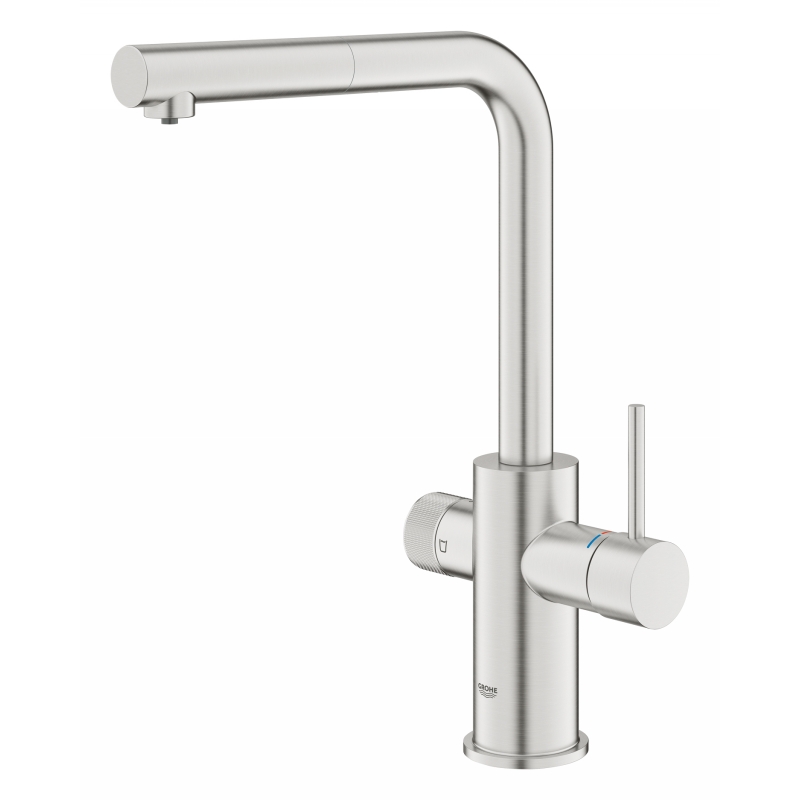 Змішувач Blue Pure Minta, супер сталь Grohe (30601DC0) Змішувач Blue Pure Minta, супер сталь Grohe (30601DC0)