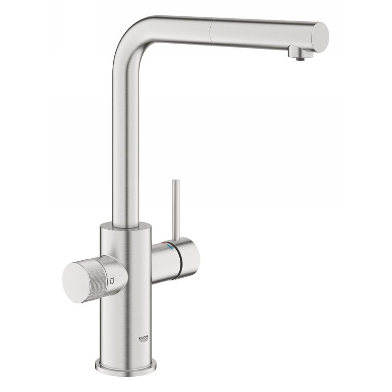 Змішувач Blue Pure Minta, супер сталь Grohe (30601DC0) Змішувач Blue Pure Minta, супер сталь Grohe (30601DC0)