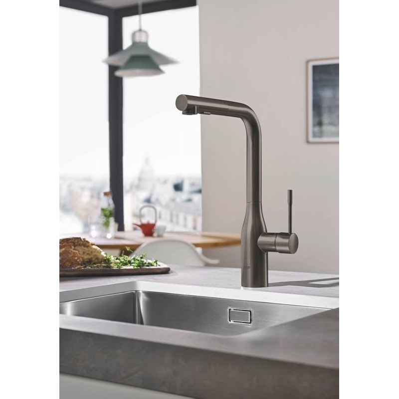 Змішувач Essence, матовий графіт Grohe (30270AL0)