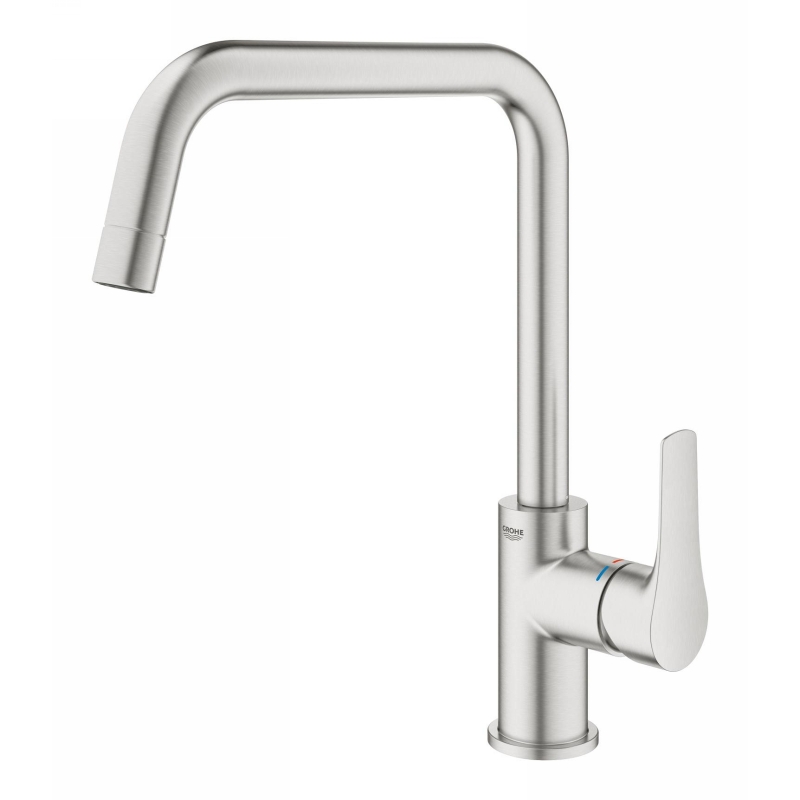 Змішувач Via, супер сталь Grohe (30568DC0) Змішувач Via, супер сталь Grohe (30568DC0)