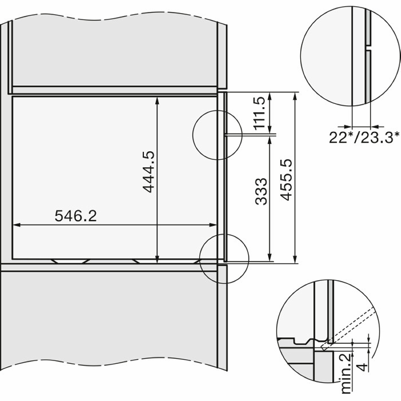 Парова шафа компактна DGM 7440 EDST/CLST Miele