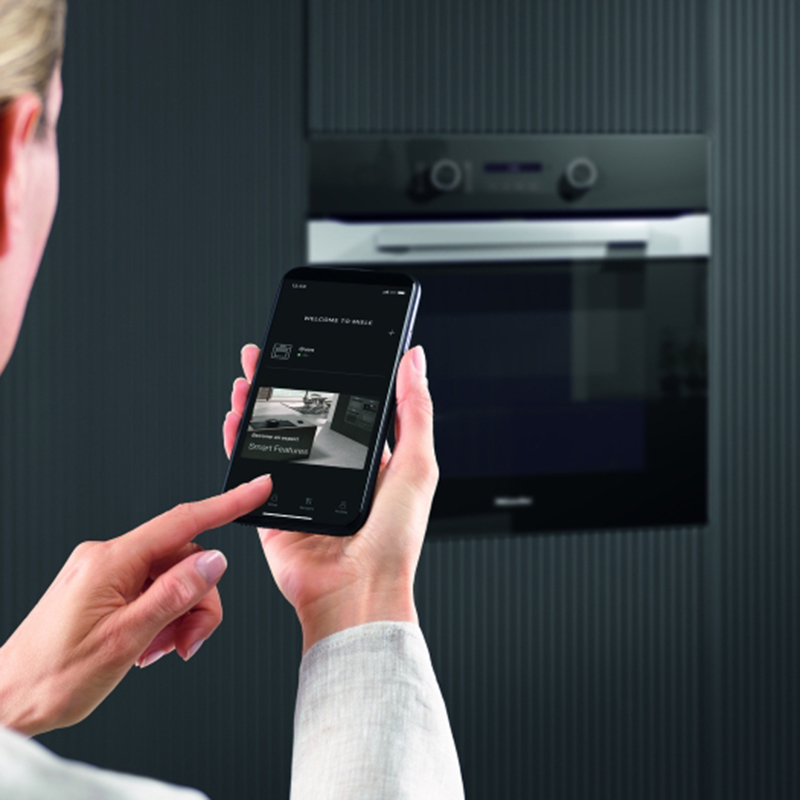 Вбудовувана духова шафа 60 см H 2861 B Clean Steel Miele