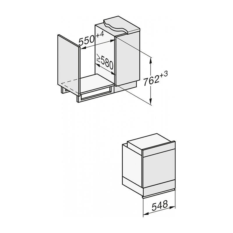 Вбудовувана духова шафа 60 см H 2861 B Clean Steel Miele
