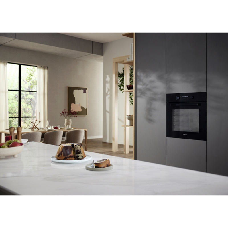 Вбудовувана духова шафа 60 см H 2861 BP чорний обсидіан Miele