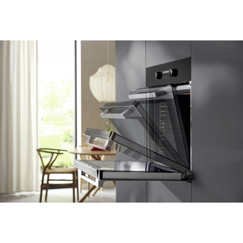 Вбудовувана духова шафа 60 см H 2861-1B Clean Steel 125 Edition Miele Вбудовувана духова шафа 60 см H 2861-1B Clean Steel 125 Edition Miele