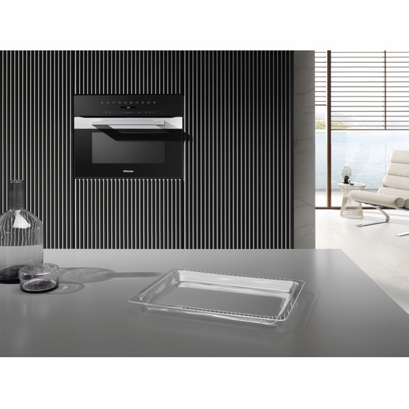 Компактна духова шафа з НВЧ H 7240 BM Clean steel Miele Компактна духова шафа з НВЧ H 7240 BM Clean steel Miele