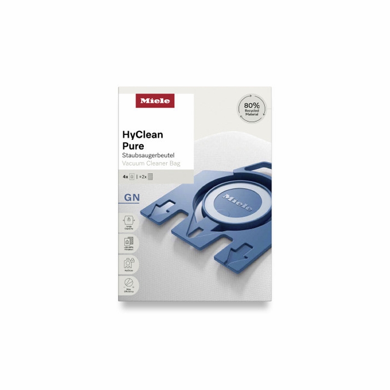 Мішок для пилу (4 шт) GN HyClean Pure Miele