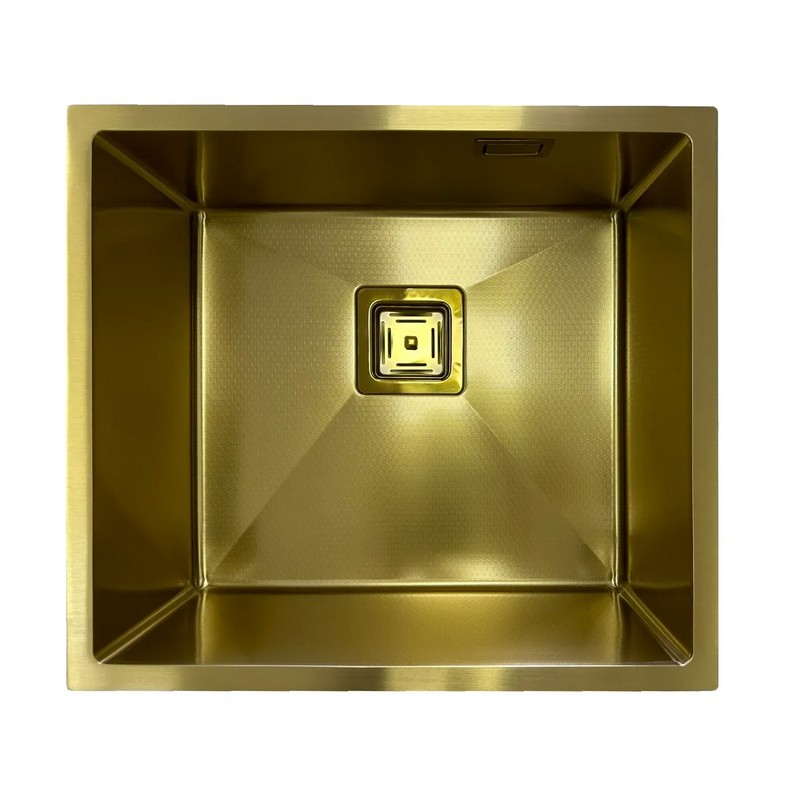 Мийка нерж. Quadro 49 Celldecor Nano Gold (мпс) Fabiano
