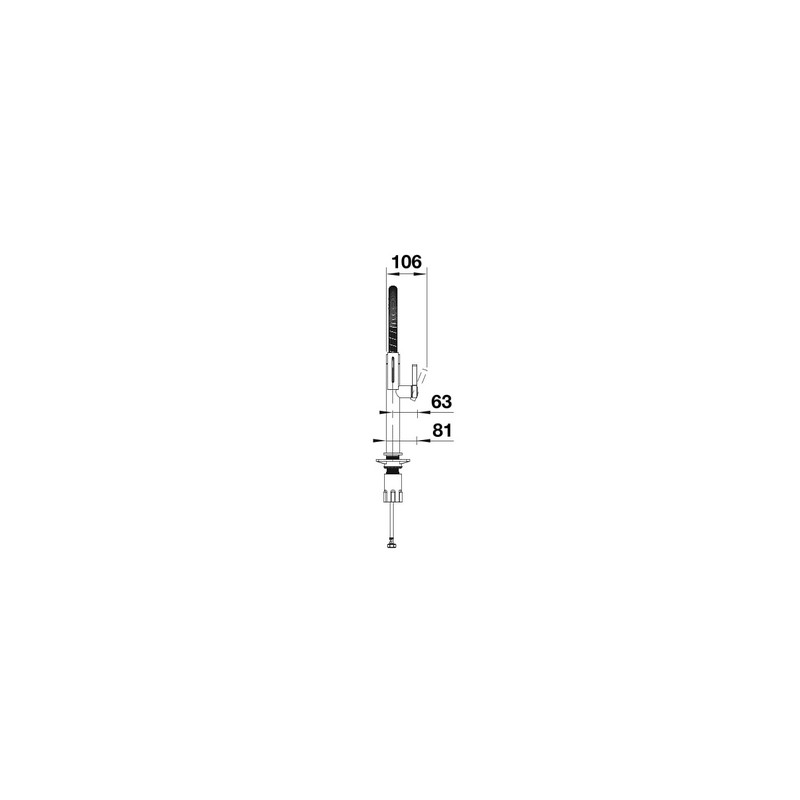 Змішувач CULINA-S II Mini satin dark steel (в/ш) BLANCO (527469) Змішувач CULINA-S II Mini satin dark steel (в/ш) BLANCO (527469)