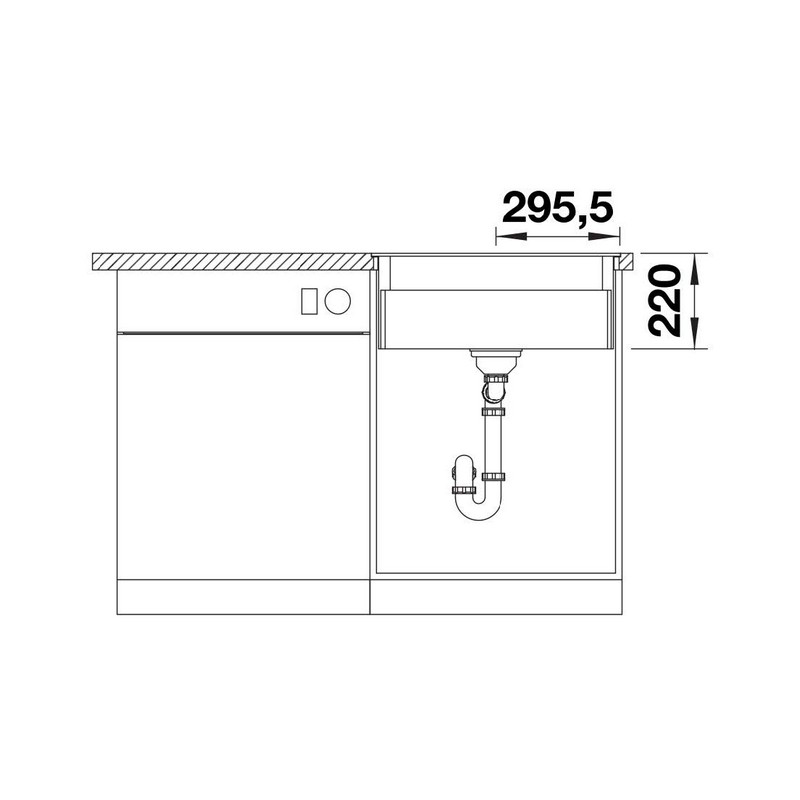 Мийка ETAGON 6-F SILGRANIT (в рівень) темна скеля BLANCO (527684) Мийка ETAGON 6-F SILGRANIT (в рівень) темна скеля BLANCO (527684)