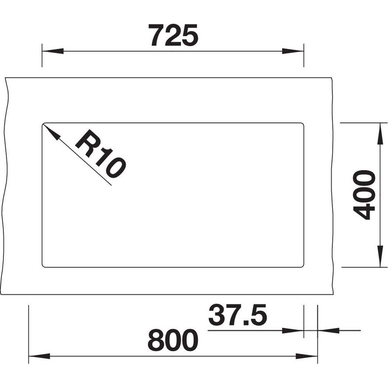 Мийка SUBLINE 350/350-U SILGRANIT (мпс) темна скеля BLANCO (527827)