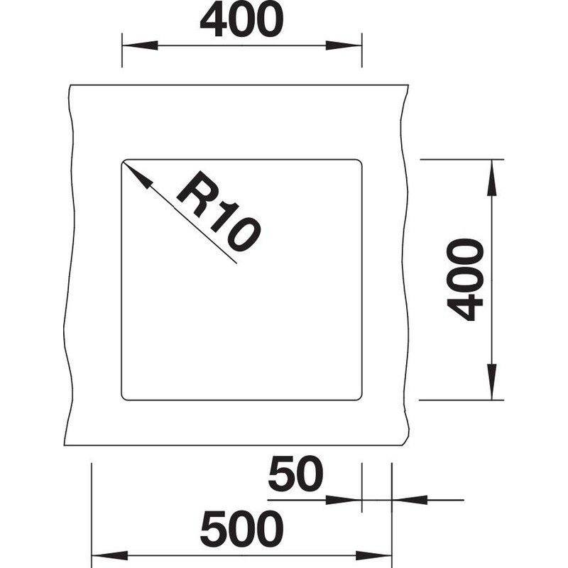 Мийка SUBLINE 400-U SILGRANIT (мпс) чорний BLANCO (527786) Мийка SUBLINE 400-U SILGRANIT (мпс) чорний BLANCO (527786)