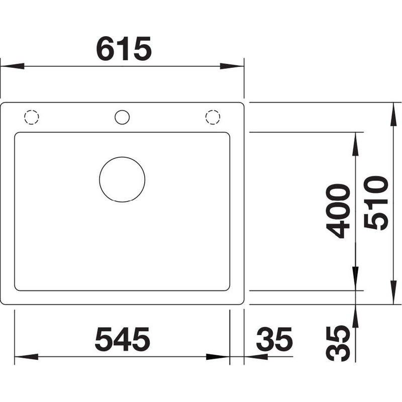 Мийка PLEON 6 SILGRANIT (врізна) темна скеля BLANCO (527774)