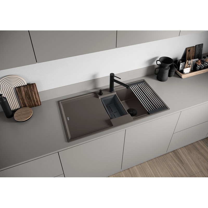 Мийка ADIRA 6S SILGRANIT (врізна) антрацит BLANCO (527602) Мийка ADIRA 6S SILGRANIT (врізна) антрацит BLANCO (527602)