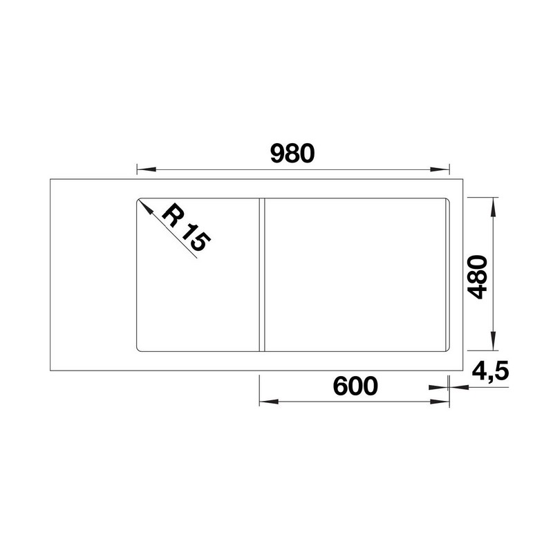 Мийка ADIRA XL 6 S SILGRANIT (врізна) ніжний білий BLANCO (527622) Мийка ADIRA XL 6 S SILGRANIT (врізна) ніжний білий BLANCO (527622)