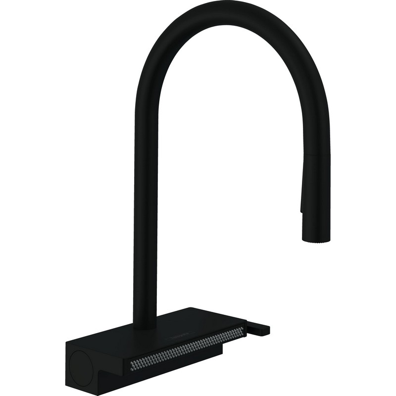 Змішувач для кухні Aquno Select M81 (в/ш) чорний матовий Hansgrohe Змішувач для кухні Aquno Select M81 (в/ш) чорний матовий Hansgrohe